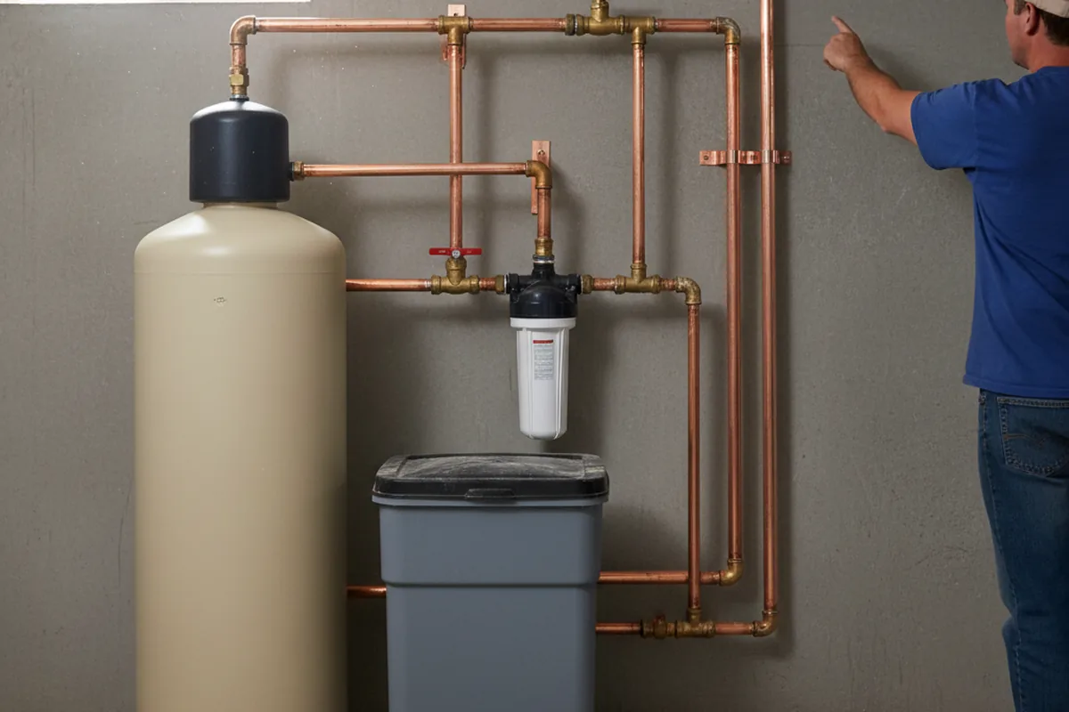 Whole-house water treatment system installed in Wakefield